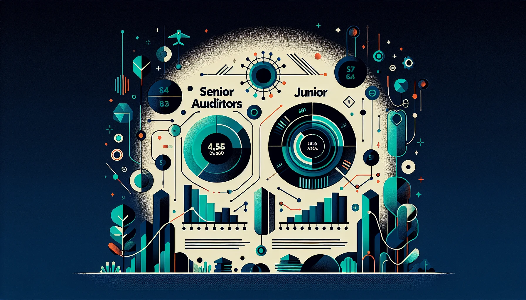 How much more do senior auditors earn vs juniors in the UK 2026?